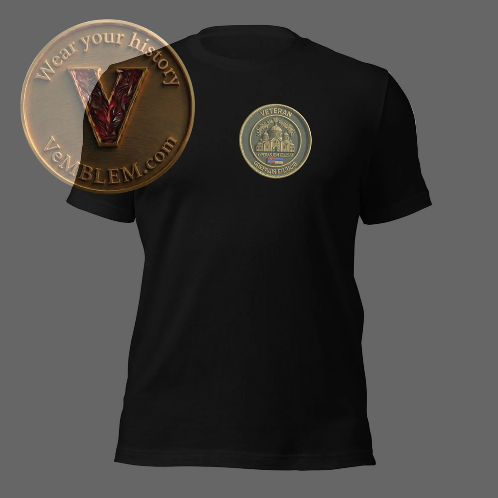 Badged - Stolt Veteran Ops Ellisiv - T-shirt (Liten patch)