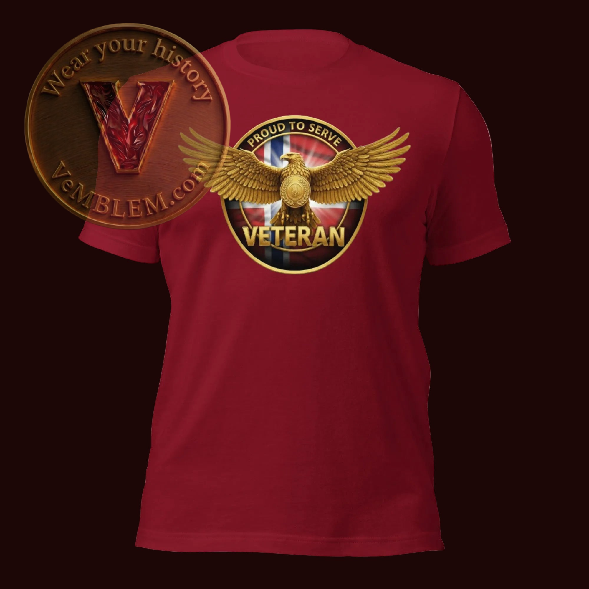 Stolt NOR Veteran - Unisex t-shirt