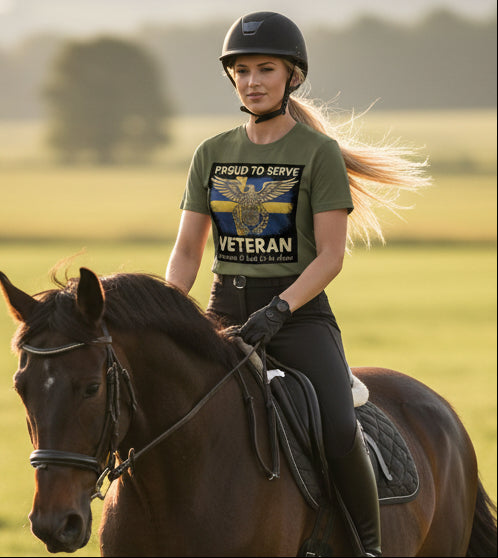 MilitaryGreen. SvenskVeteran - T-shirt