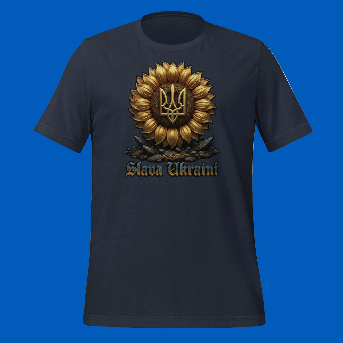 Navy-SlavaUkraini-T-shirt