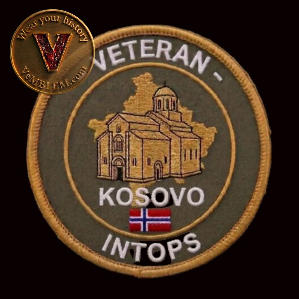 Badged - Stolt NOR Veteran Kosovo - T-shirt