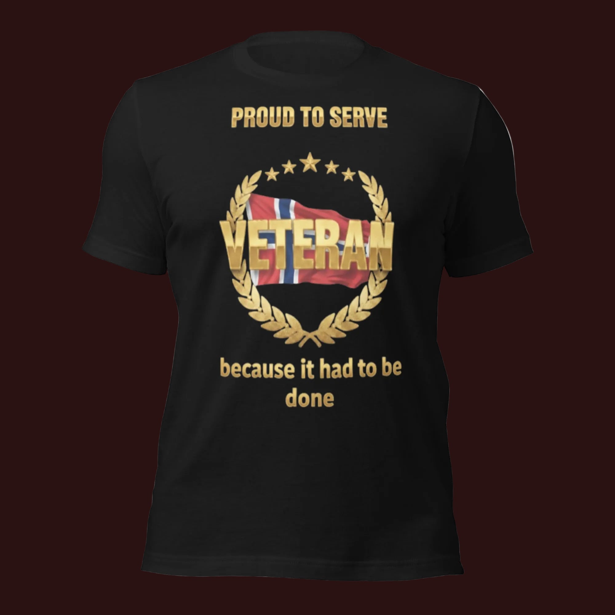 VintageBlack. Veteran T-skjorte
