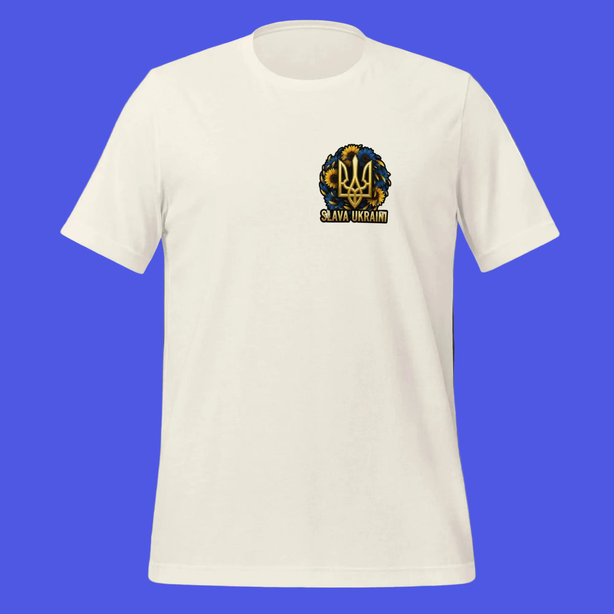 VintageWhite-SlavaUkraini-T-shirt