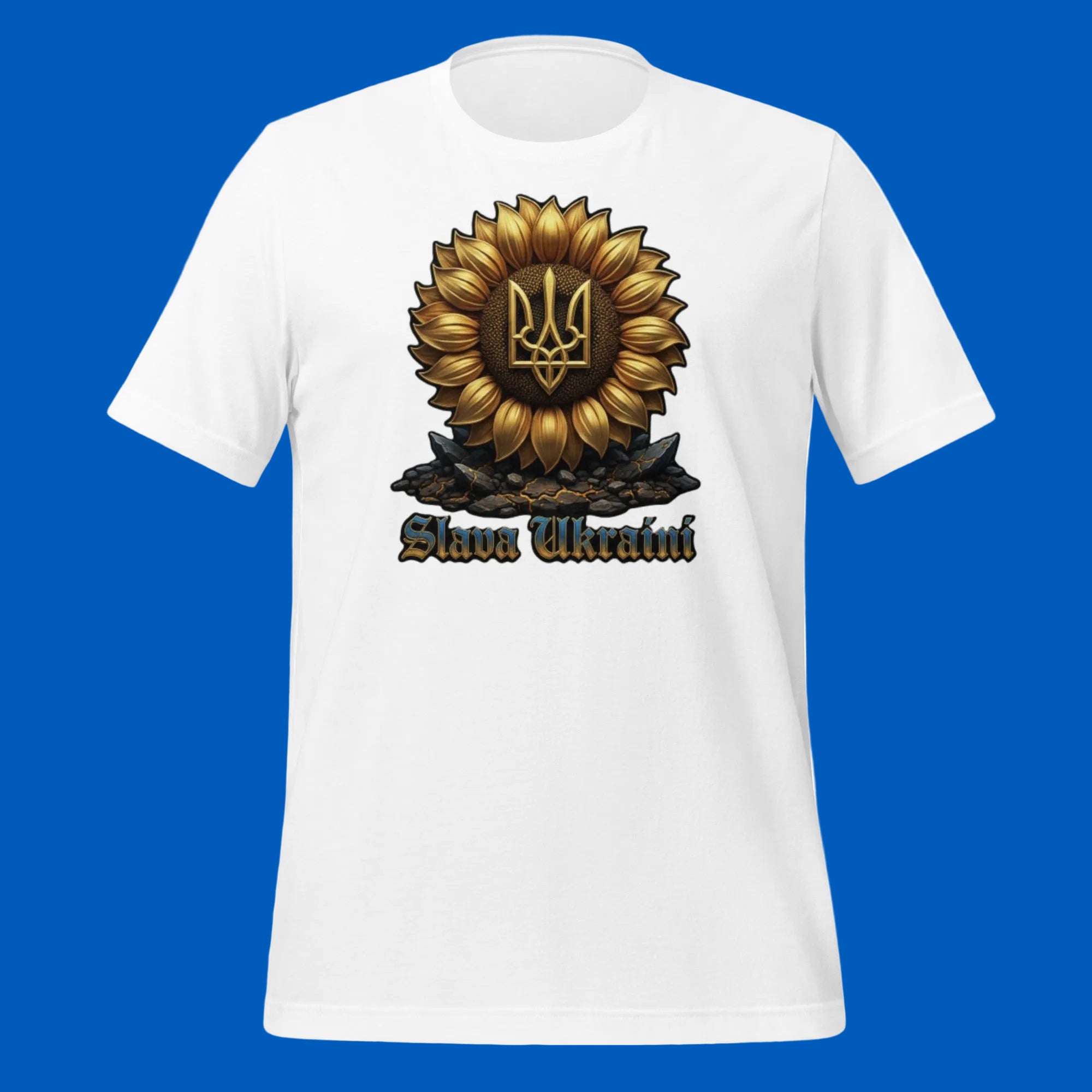 White-SlavaUkraini-T-shirt