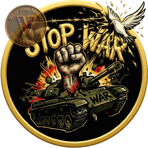 Badged - Stop War - T-shirt