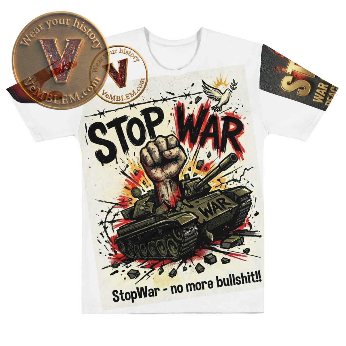 Badged - Stop War - Superkul crewneck - T-shirt
