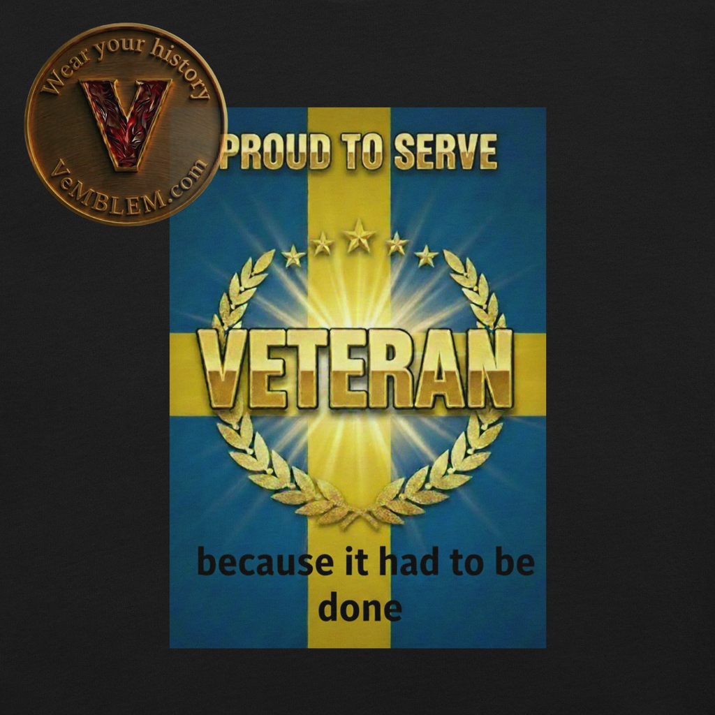 Badged - S Veteran - T-shirt