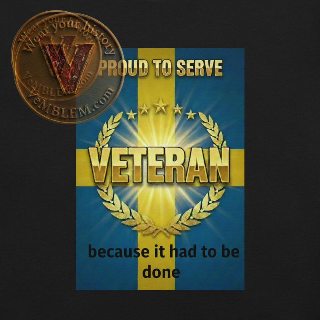Badged - S Veteran - T-shirt