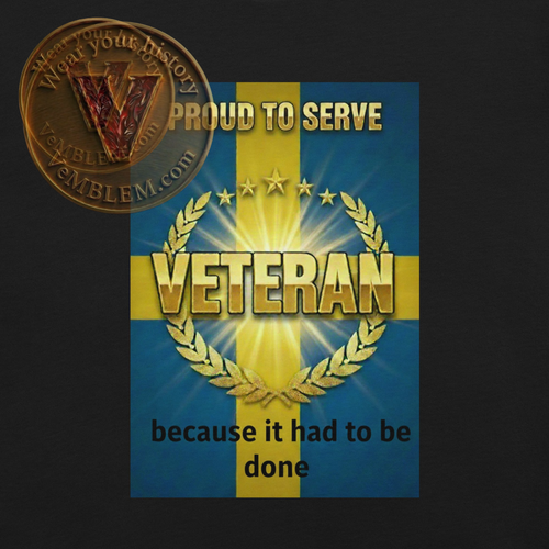 Badged - S Veteran - T-shirt