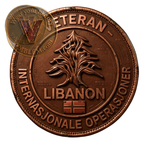 Badged - Libanon Veteran  (Liten patch)