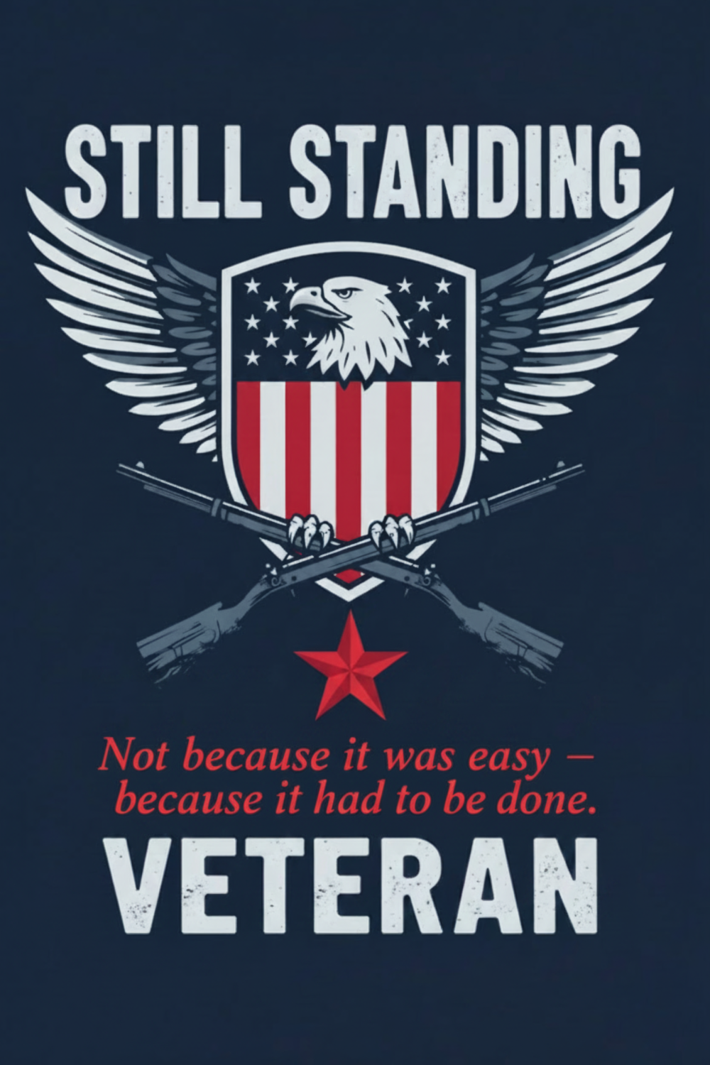 Veteran - Still standing T-shirt